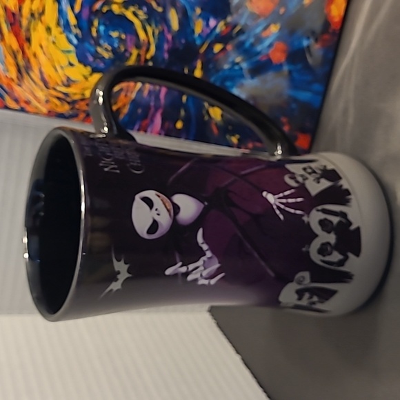 💀Nightmare before christmas LG cetamic mug & 8x10 canvas collectables - Picture 2 of 11